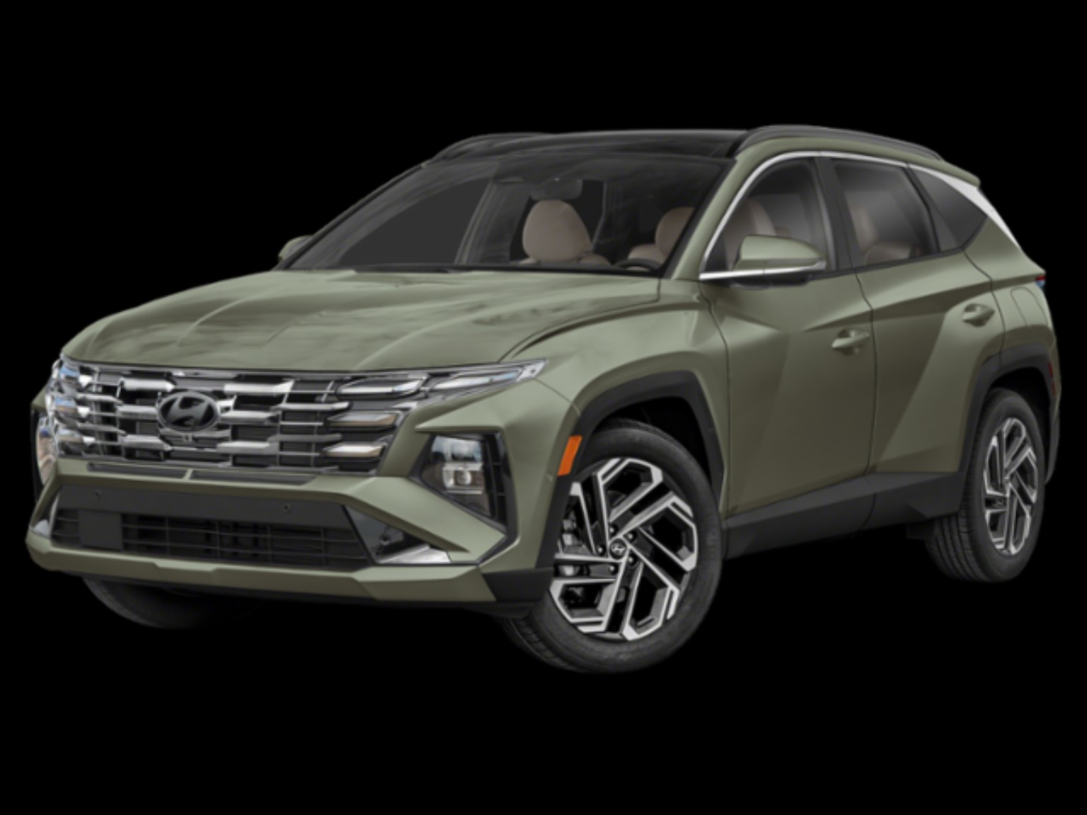 Green Hyundai SUV
